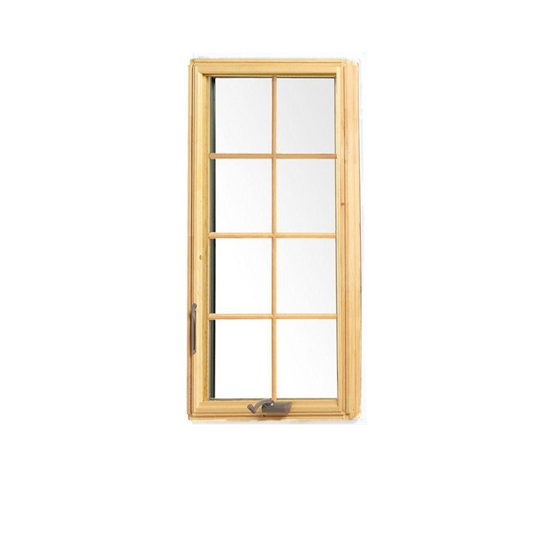 Алюминиевый профиль для окна с раскладкой под дуб