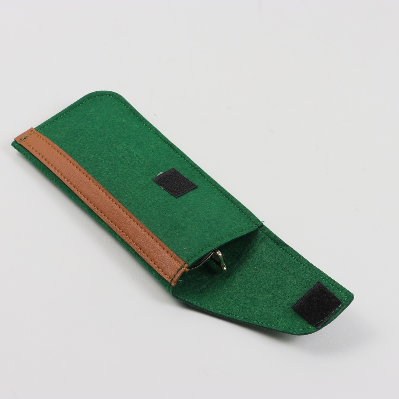 OEM Felt Lined Eyeglass Case - Custom Logo Sunglasses Holder with Protective Slip-in Design