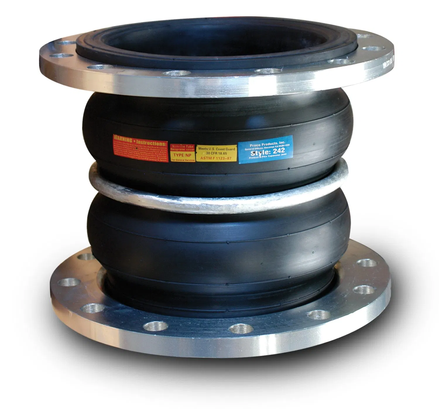 Twin Sphere Rubber Expansion Joint