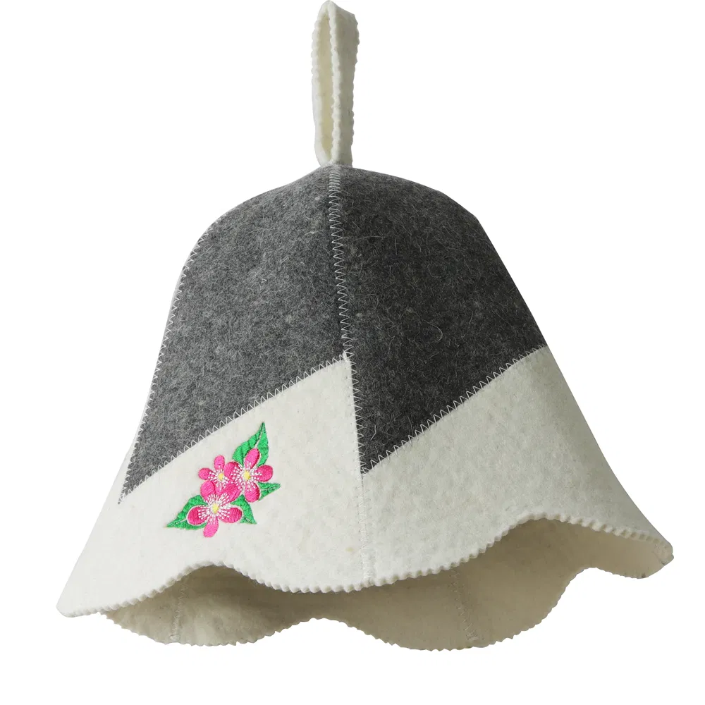 Wool Sauna Hat, Russian Wool Felt Bath Cap, Unisex Bathroom Sauna Accessories for Men Women