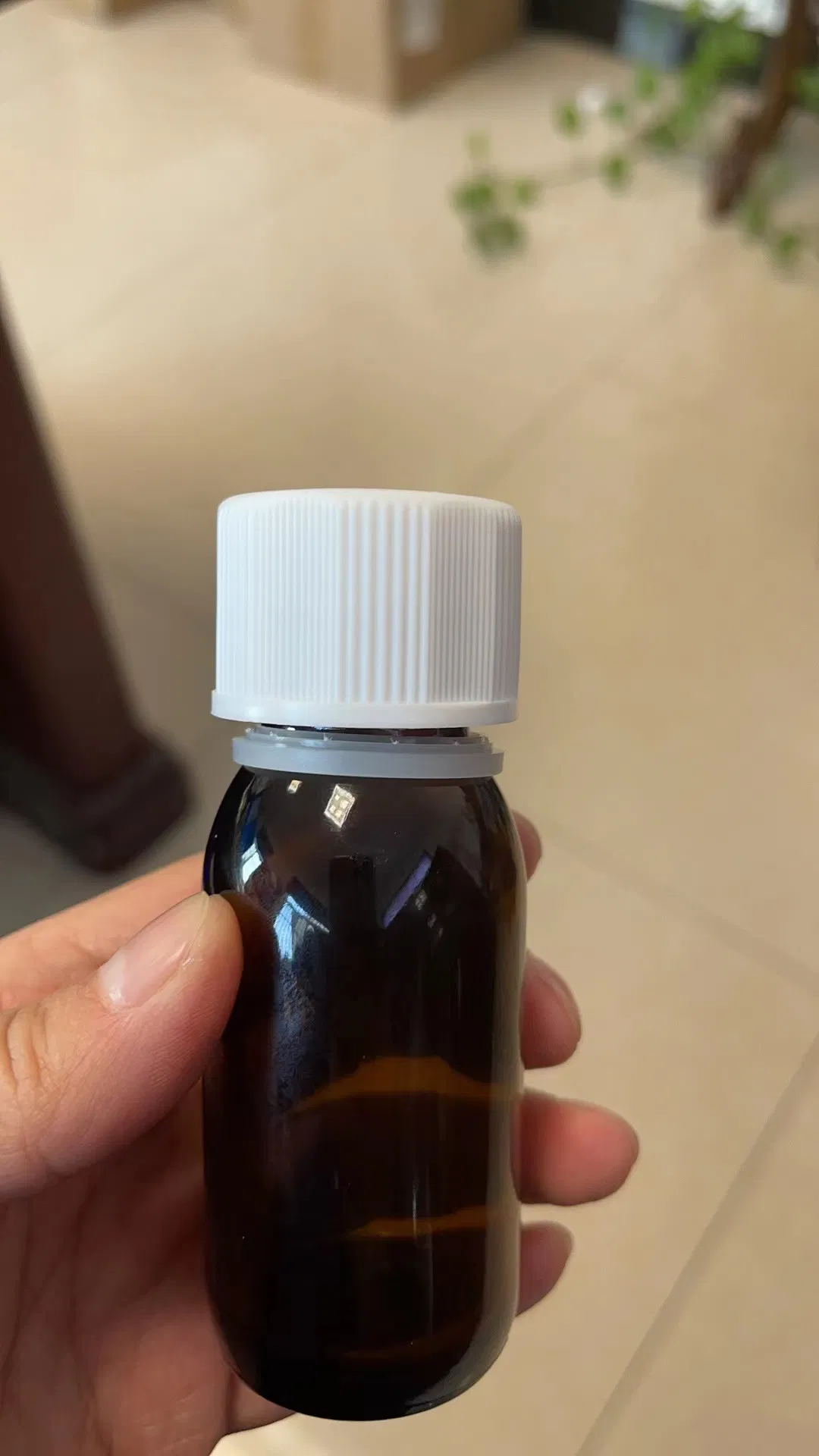 Glass Bottle Syrup Bottle with Gold Lid 30ml 60ml 120ml Ropp Cap