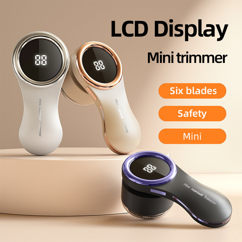 The New Smart Digital Display Pilling Trimmer Can Remove Pilling From Household Clothes Lint Trimmer