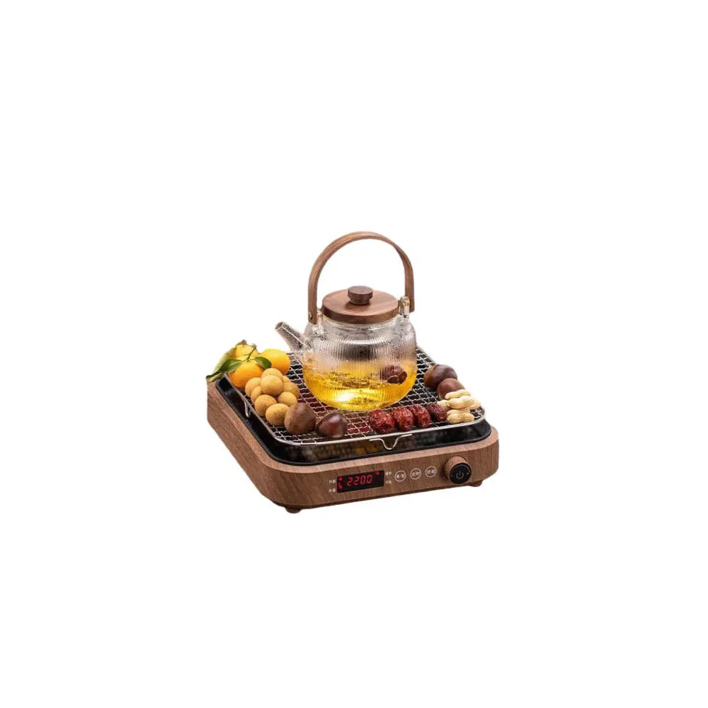 Электрический чайник со стеклянной колбой и съемным инфузером