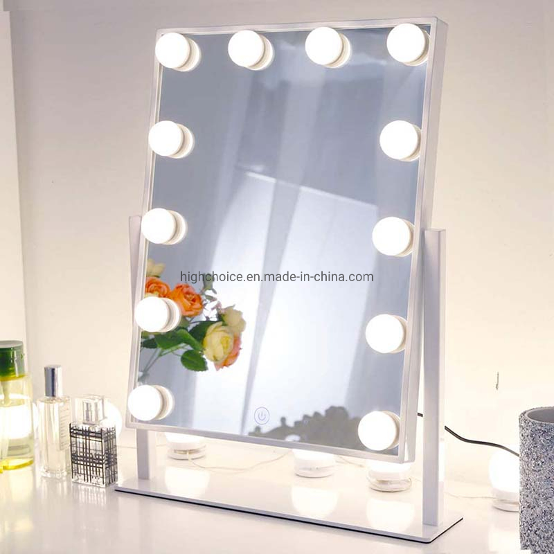 Bathroom Desktop Makeup Cosmetic LED Guangdong Mirror