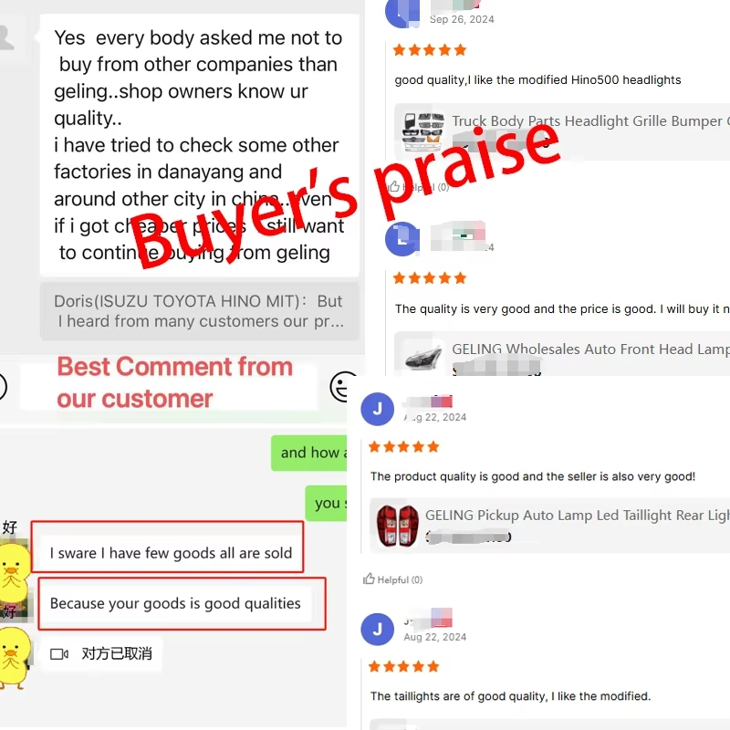 Geling Crystal Rear Tail Light for Ford Transit Van 2003