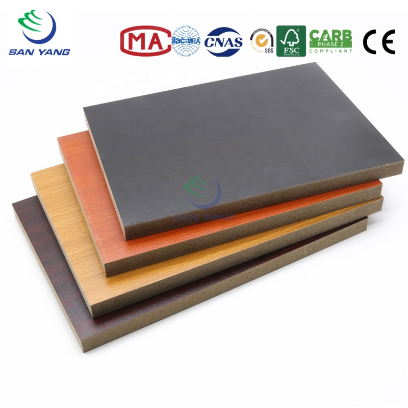 Synchronized Surface Hmr MDF Board Water Resistant Black MDF Board Wooden MDF Melamine MDF Panels with Cheap Price