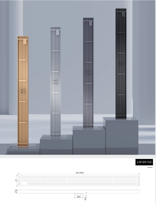 Stylish Sink Drain in Gunmetal Gray for Elegant Bathroom Design