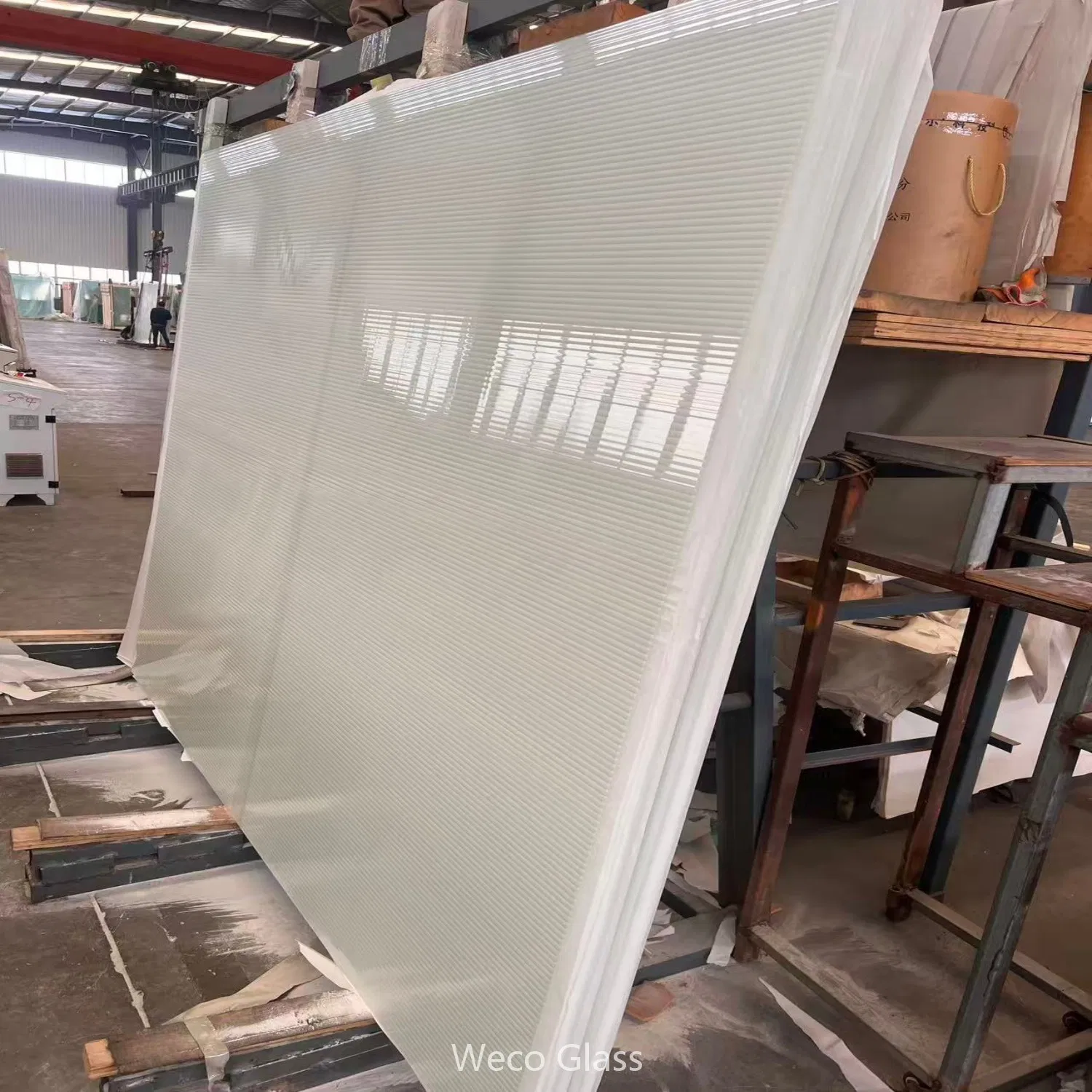 5mm Frosted Glass Acid Etched Glass for Bathroom Shower Enclosure Doors.