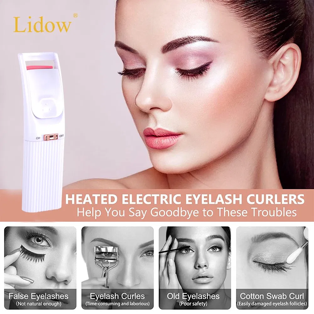 Electric Heated Eyelash Curler for Women