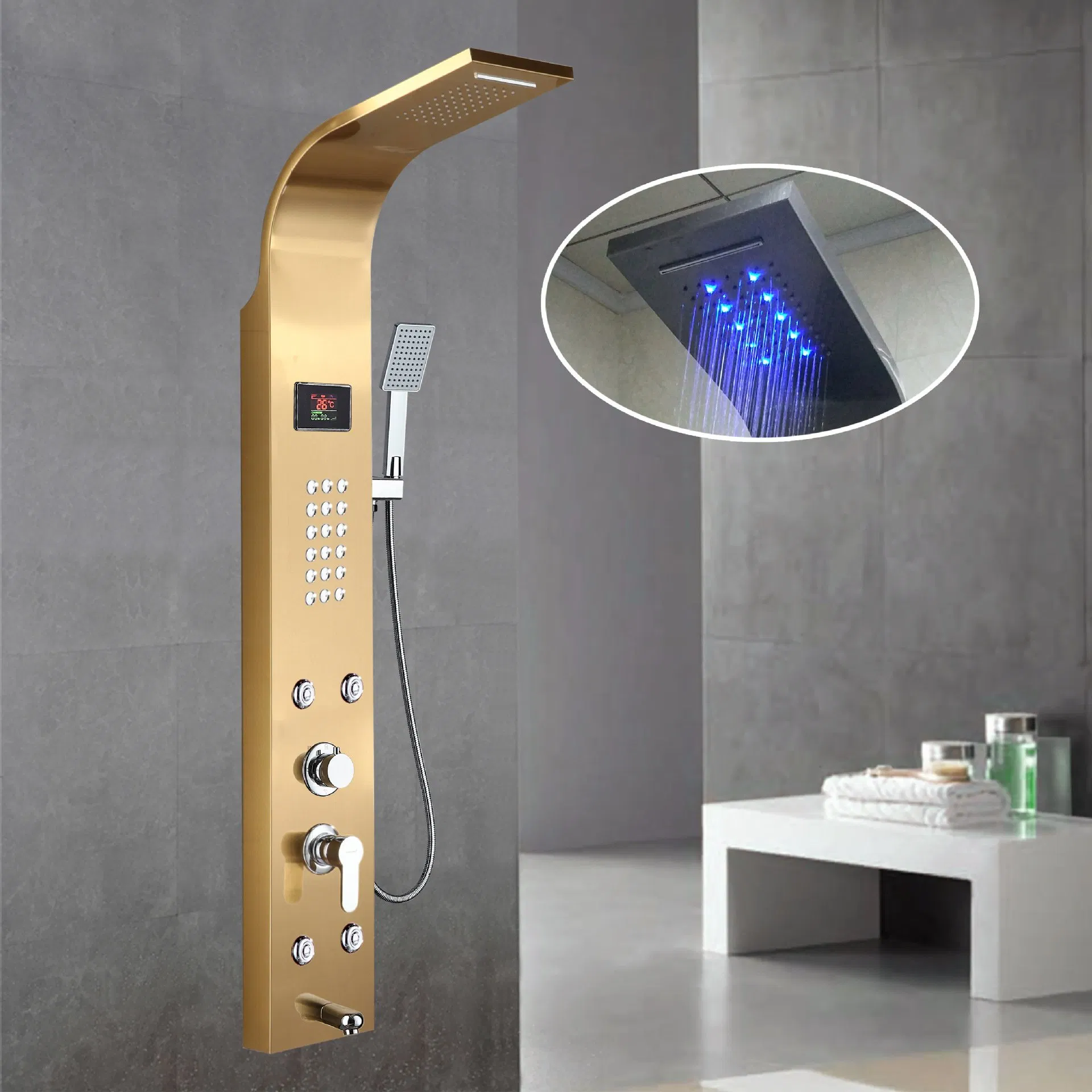 Bathroom Shower Plate Shower Column Shower Set