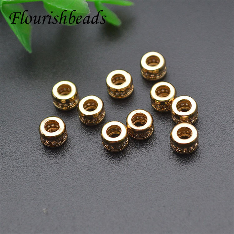 Jewelry Bracelet Accessories Nickel Free Color Remain 18K Gold Plated Beads