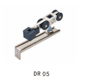 Roller Door Hardware with Soft Close Sliding Wheels