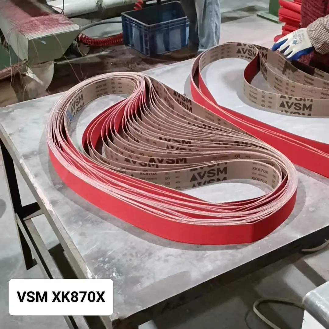 Керамическая шлифовальная лента XK870X 75x280