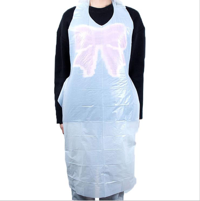Disposable Plastic PE Transparent Flat Apron