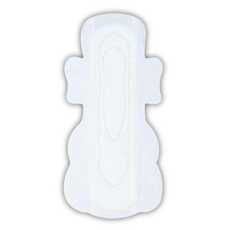 Winged Super Soft Surface Female Sanitary Napkin Menstrual Pads with 3D Leak Guard
