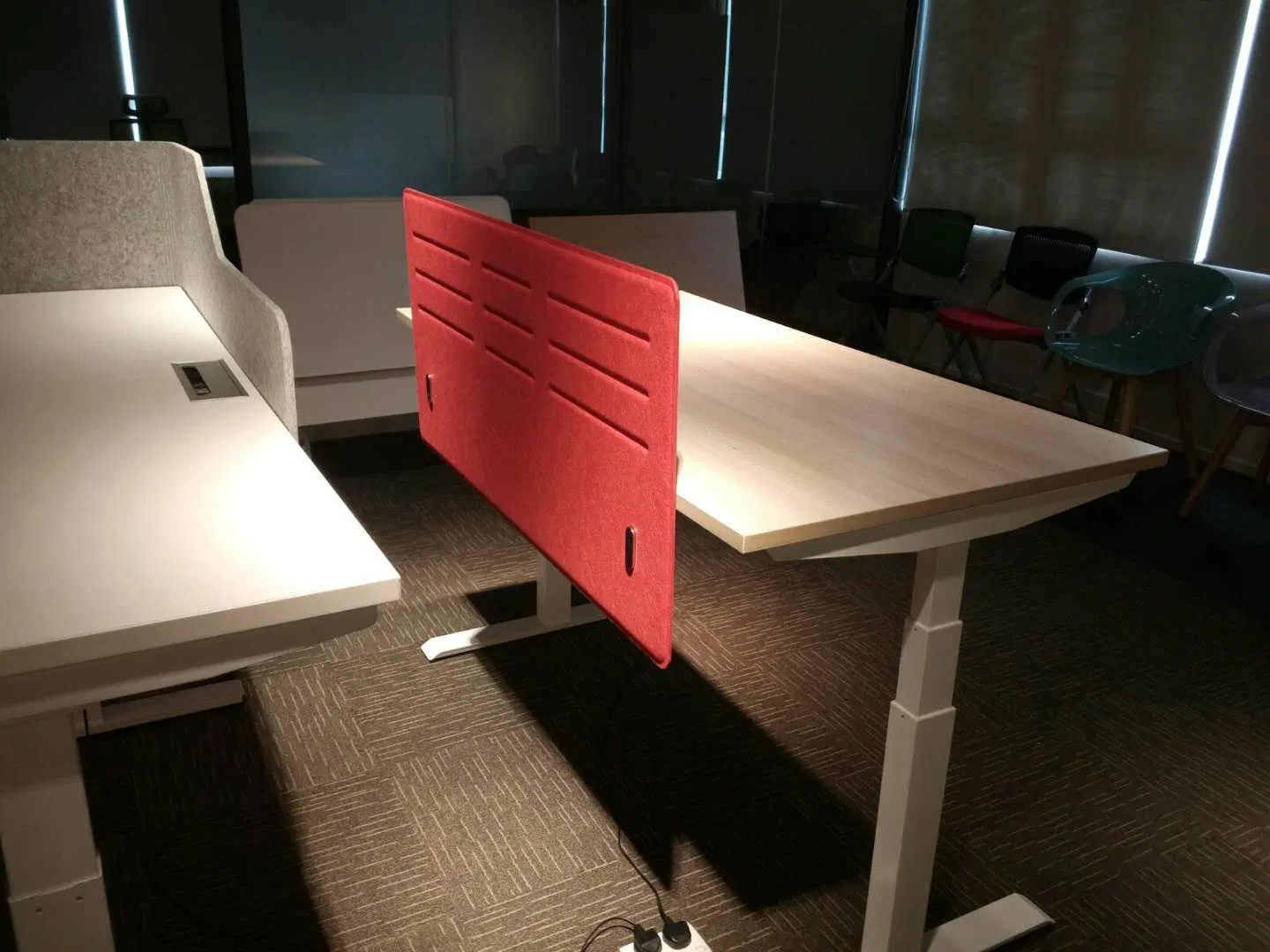 Polyester Fiber Office Desk Partition Sound Absorption Screen