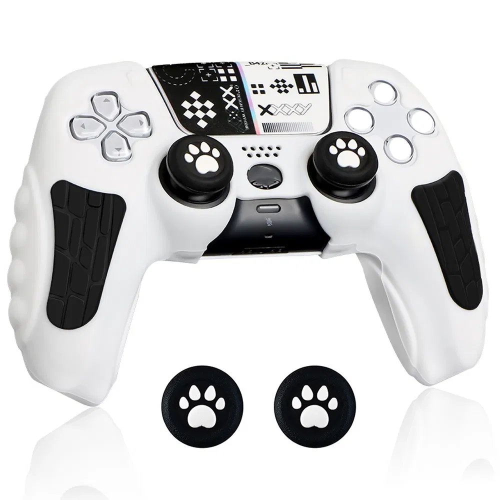 Custom Print Football Club Design Silicone Protective Grip Cover Case for PS-5 Game Controller