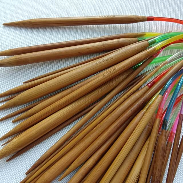 Circular Bamboo Knitting Needles 80cm Sets