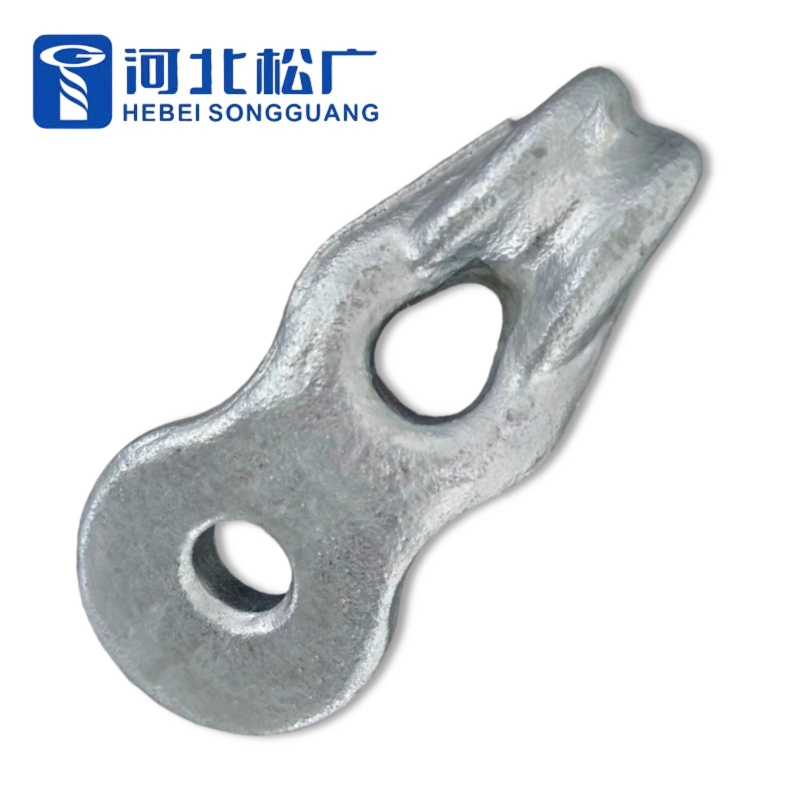 Forged Galvanized Pole Line Fittings Angle Thimble Eyelet Straight Thimble Eyelet