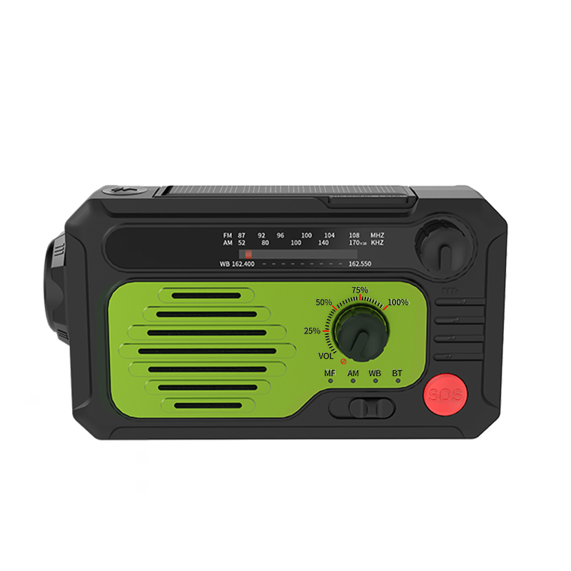 Портативная солнечная радиостанция с ручной зарядкой