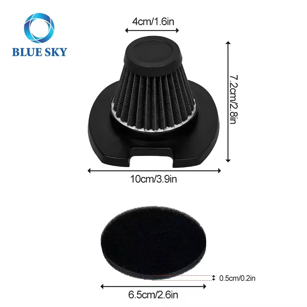 Vacuum Cleaner HEPA Filter for Dirt Devil EV1426CS EV1520CT 3-in-1 Lightweight, Corded Stick Vacuum Cleaner Parts Replacement