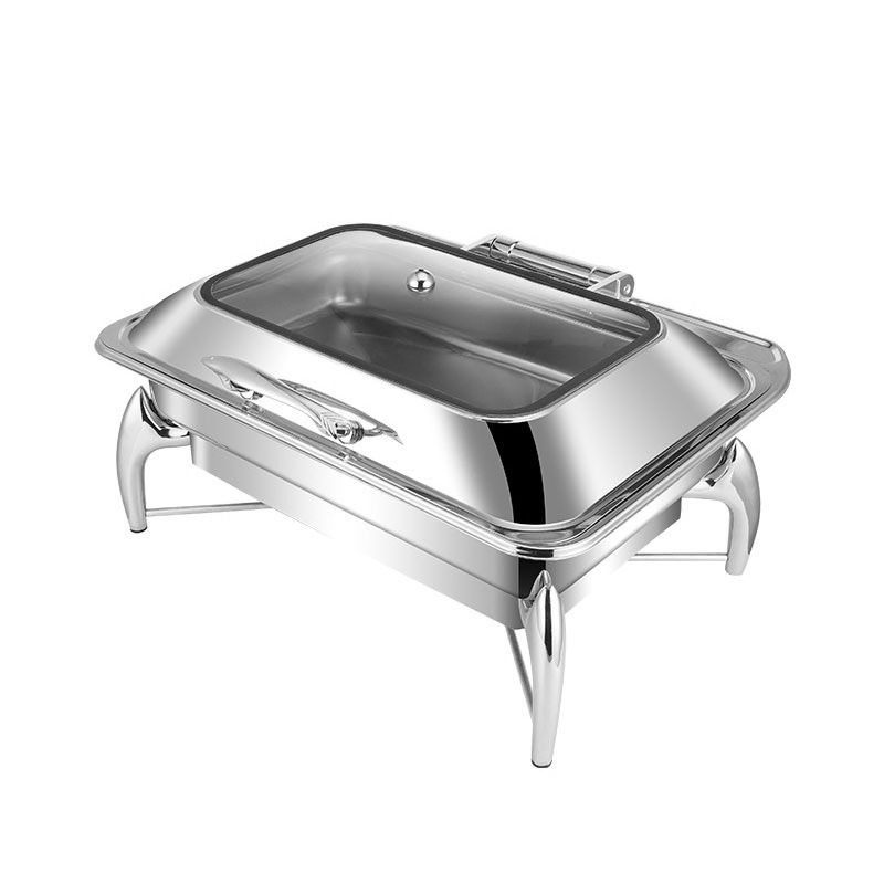 Bracket Hydraulic Rectangle Buffet Dishes-Single/Two Compartment