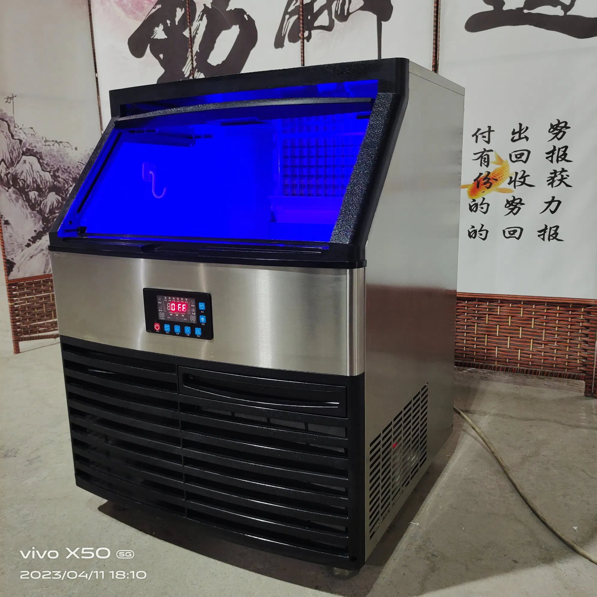 Commercial Industrial Bakery Store Ice Maker Thermoelectric Cube Ice Making Machine