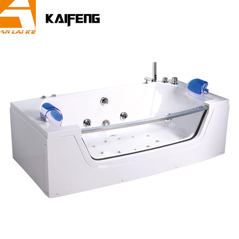 Двухместная массажная ванна с гидромассажем и пузырьками KF-637
