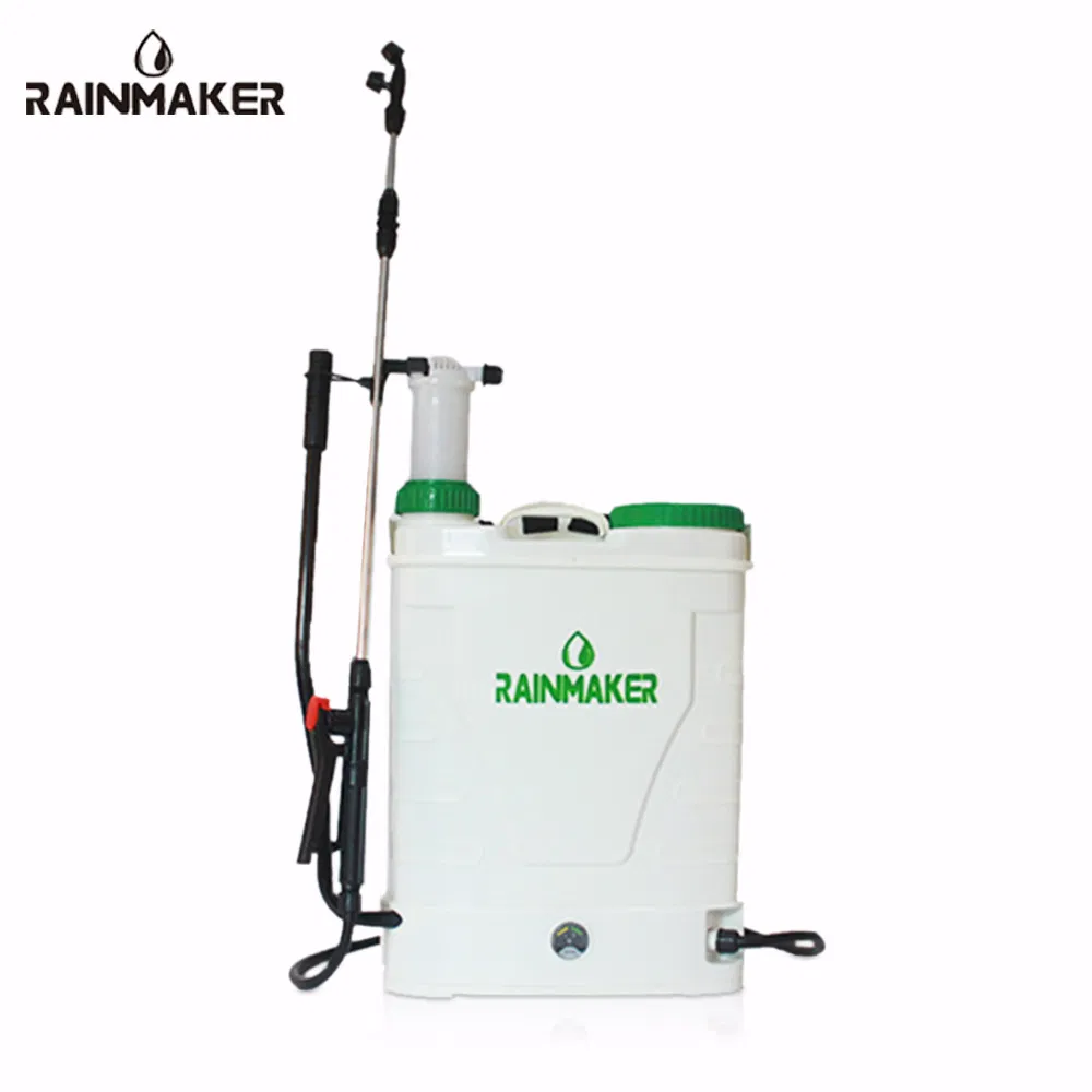 Rainmaker 16L Agriculture Plastic Rechargeable Backpack Battery Manual Sprayer 2 in 1