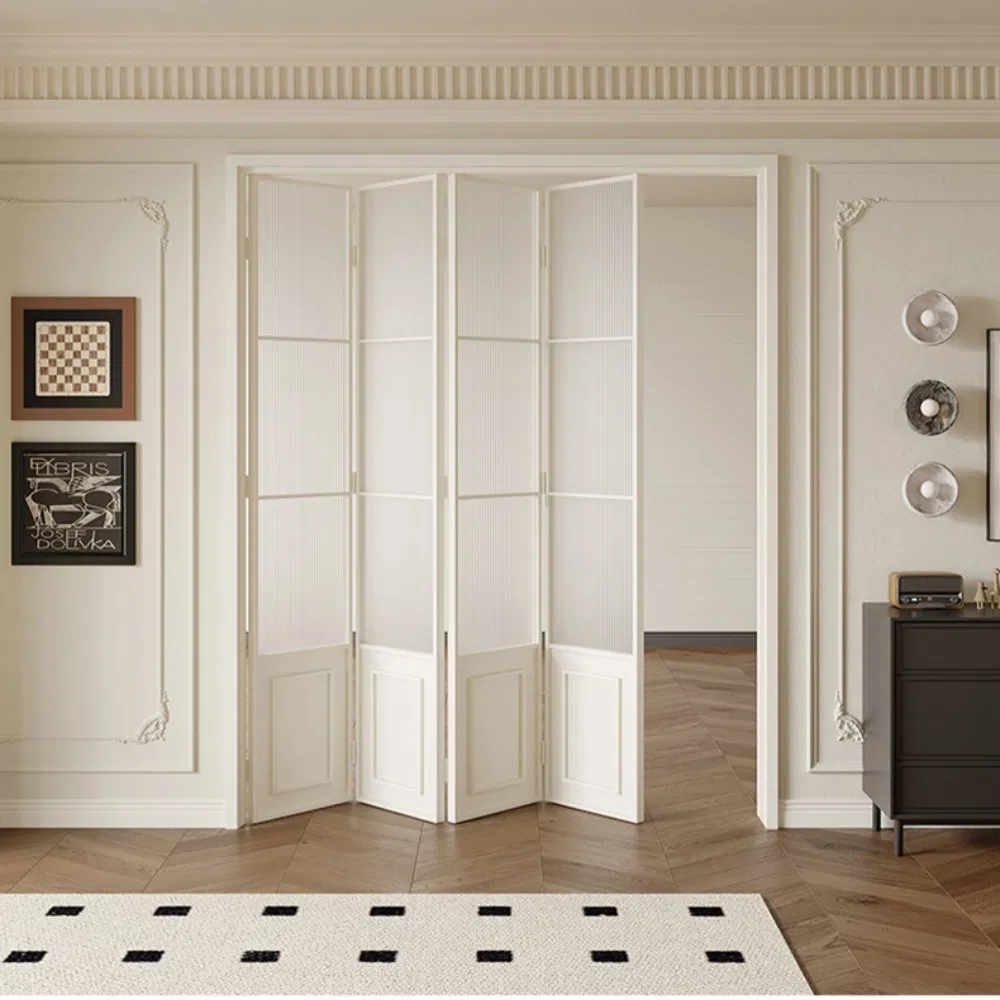 Customized Aluminum Alloy Glass Partition Folding Door