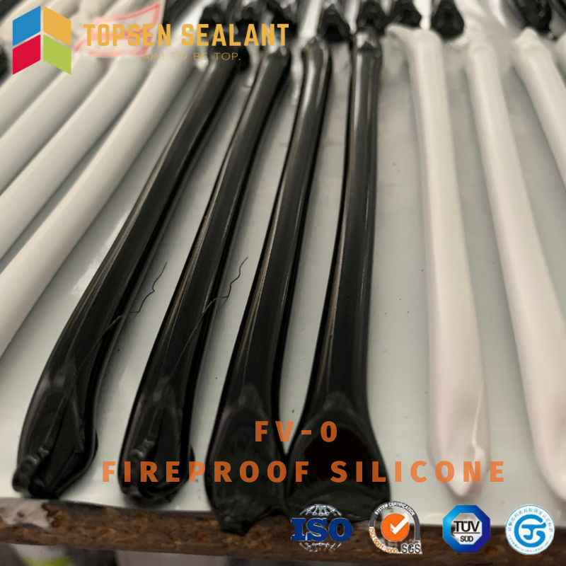 590ml Fire Retardant High Temperature Glue Fv-0 Grade Fireproof Silicone Sealant