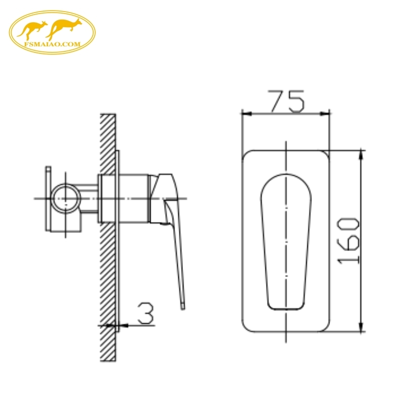 Bathroom Accessories Hot Sale Product Competitive Pricing Cost-Effective Shower Mixer