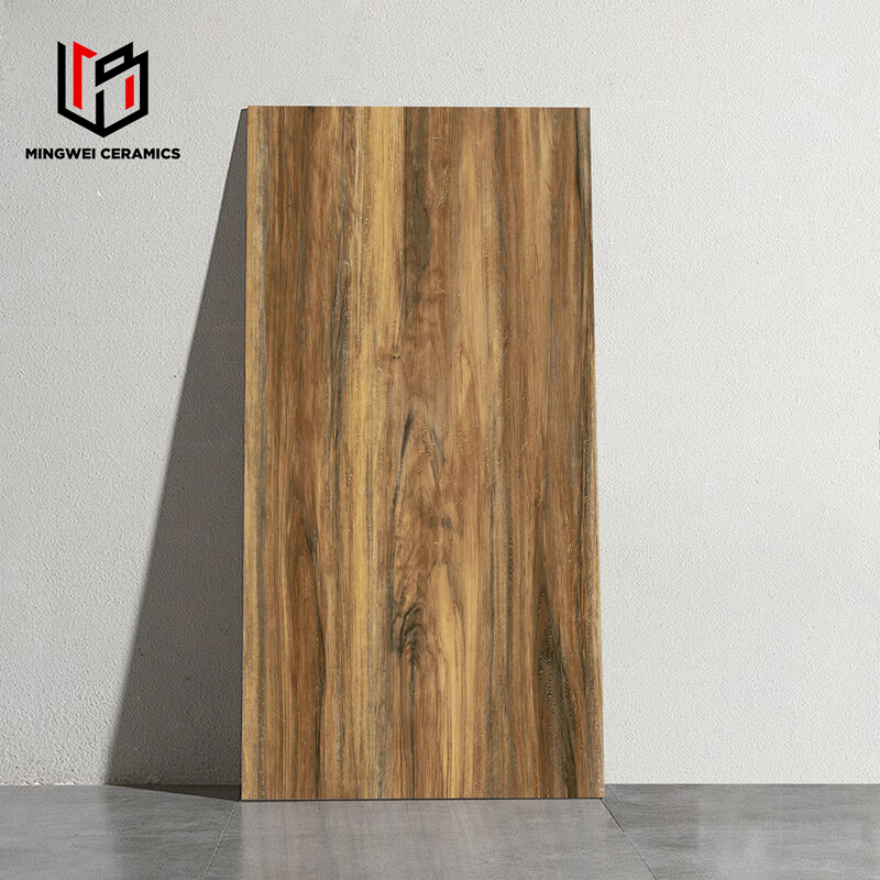 Zibo Wood Strip Series Matte Porcelain Tiles Looks Like Wood 60X120cm Good Price