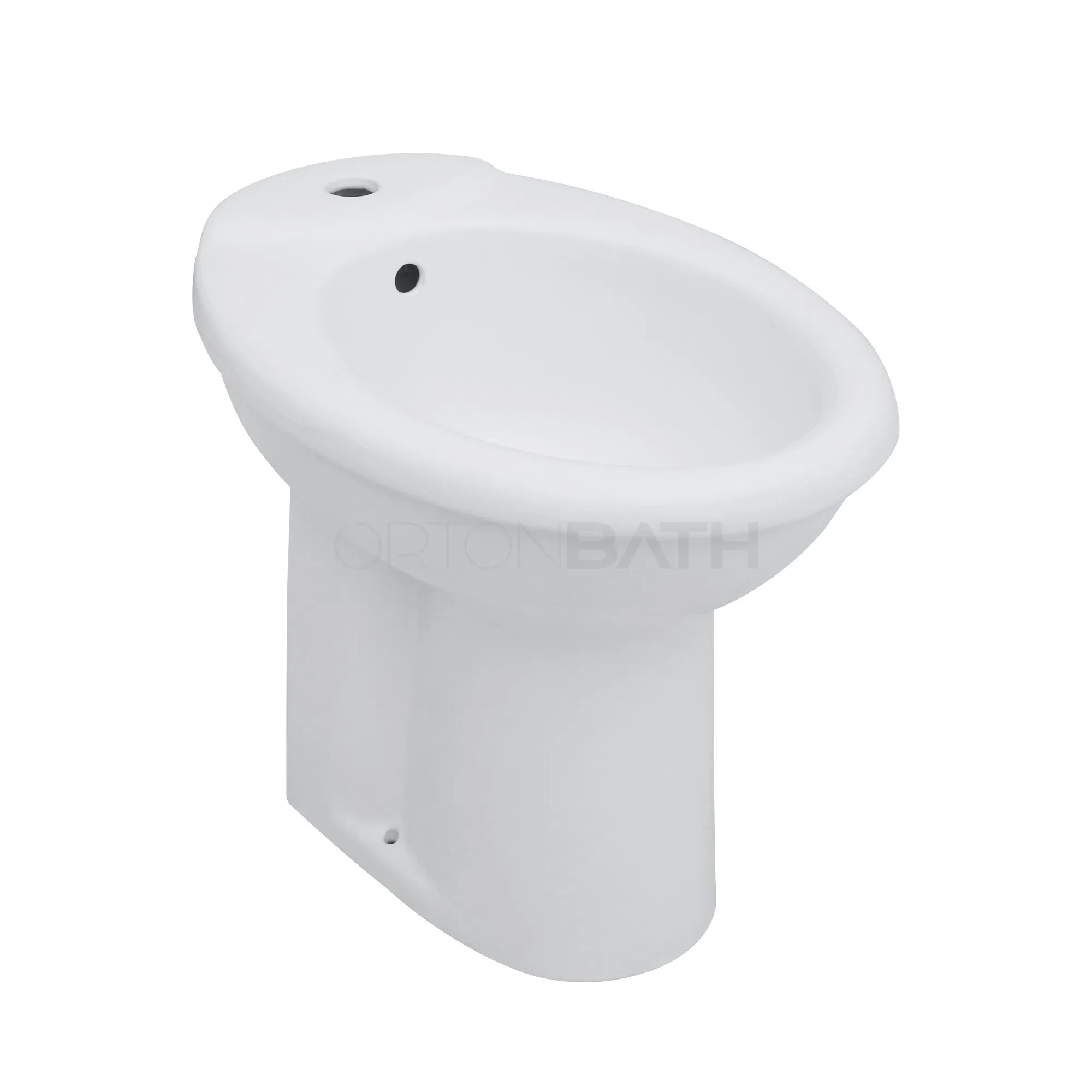 Ortonbath Slim Look Floor Mounted 3 Tap Holes Toilette Bidet Hospital Elder Lady Care One Piece Ceramic Wc Toilet Bidet Special Care Bidet