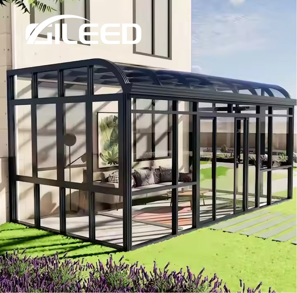 Best Price Aluminum Alloy Frame Glass Sunroom with Waterproof Soundproof Function