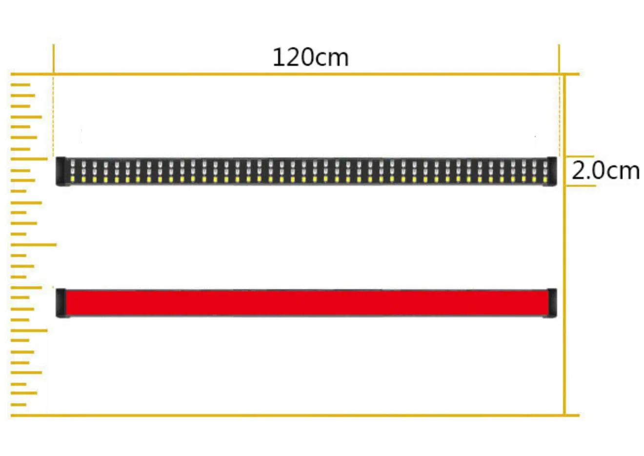 Светодиодная лента для авто 60 дюймов: стоп-сигнал, поворотник, габарит