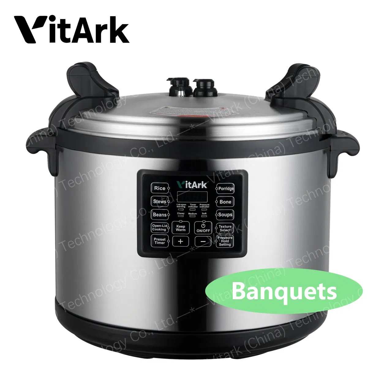 60L Large Capacity Catering Equipment Hotel Catering Intelligent Industrial Electric Pressure Cooker with CB and CE Certification and Large Capacity Factory