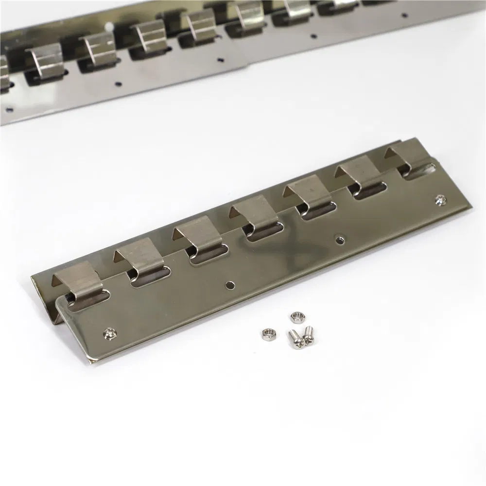 Stainless Steel Hanging Rail System Clip 200mm 300mm for PVC Strip Curtains