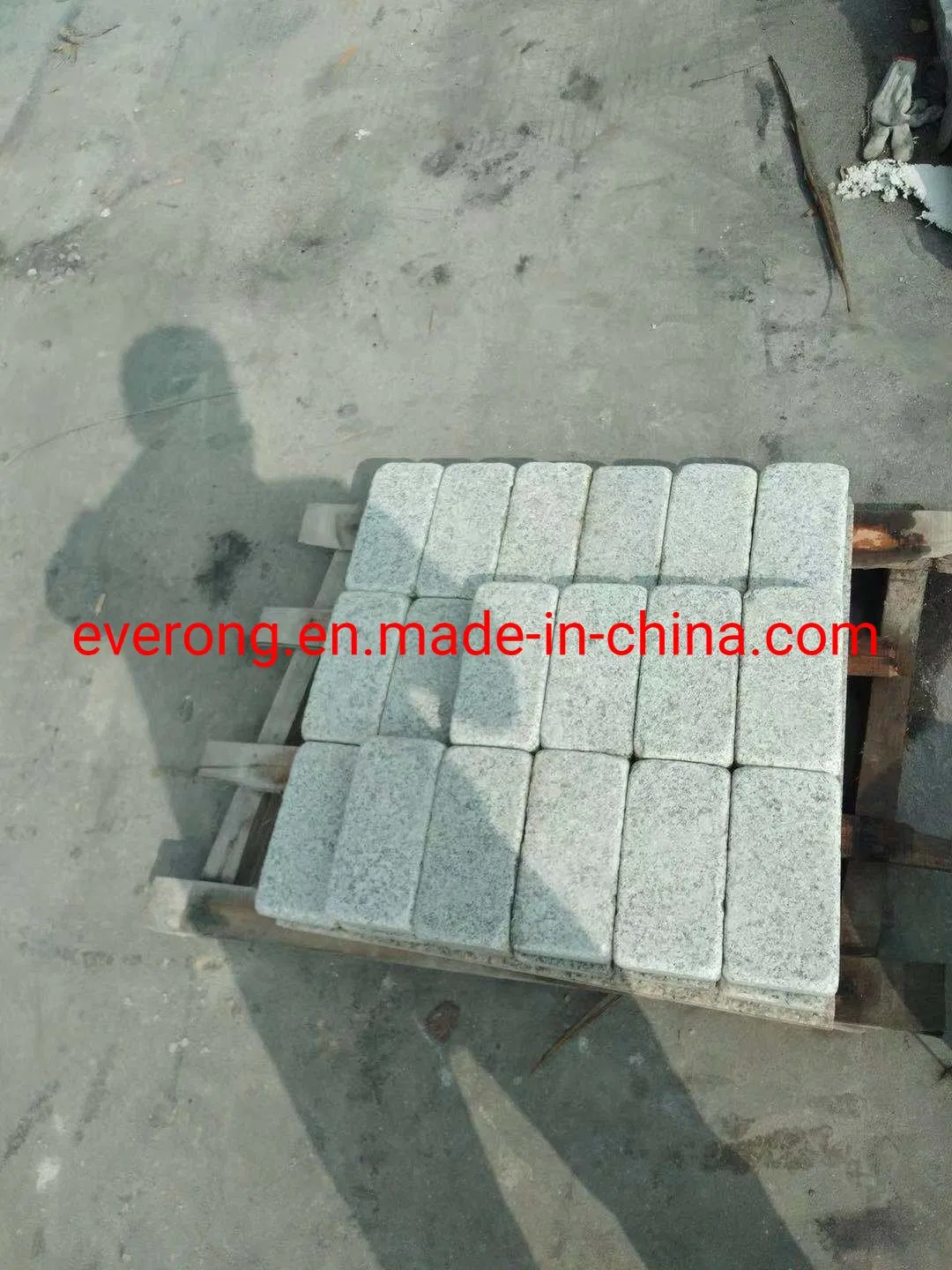 Natural Tumble G603 Light Grey Granite Cobble for Outdoor Paving Stone