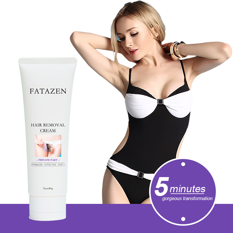 Natural Organic Mild Non-Irritating Hair Growth Inhibiting Fast Hair Removal Cream