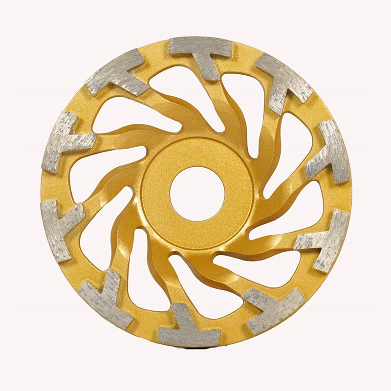 Premium 5-Inch Diamond Cup Wheel Polishing Wheel Concrete Grinding Wheel for Stone and Concrete