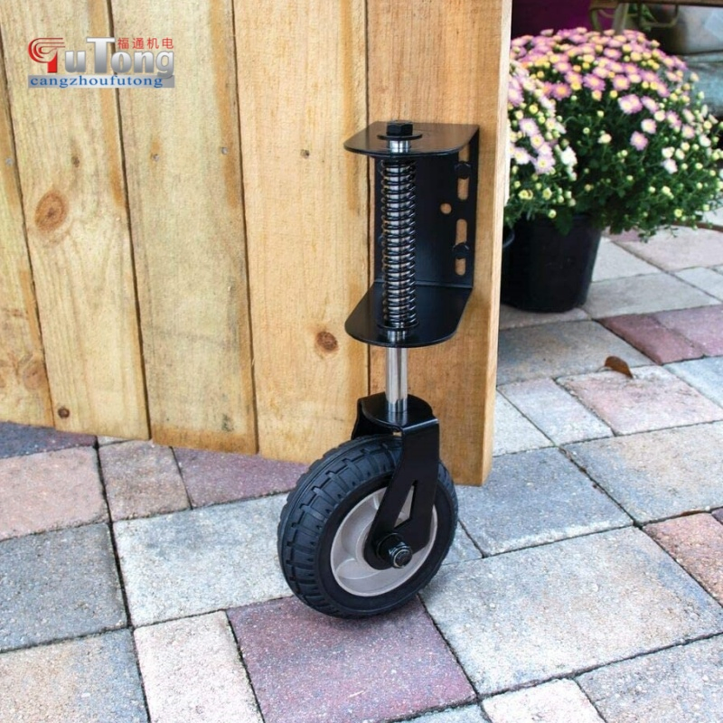 Heavy Duty Spring Loaded Small Castor Sliding Gate Roller Wheels Stainless