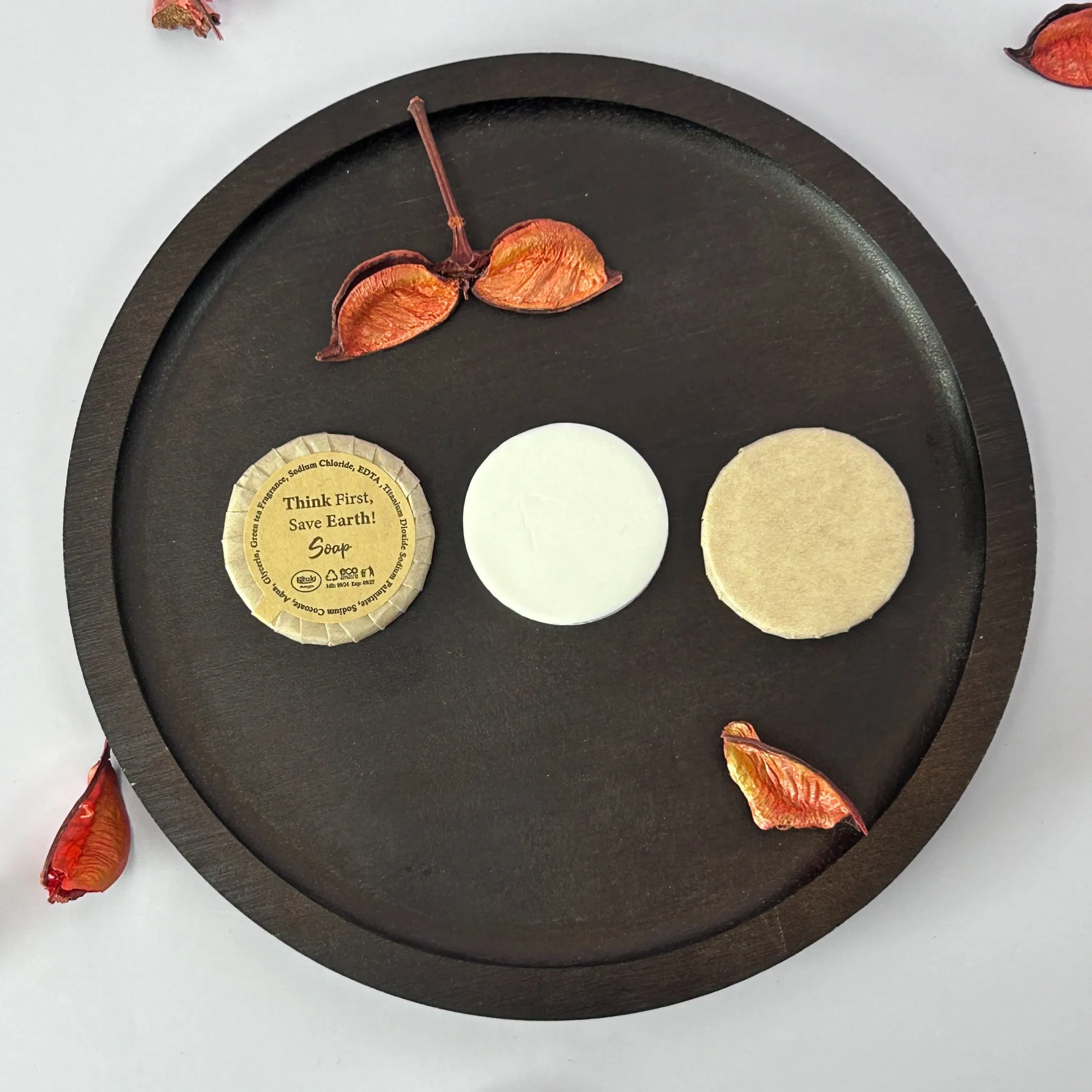 Customized Logo 15g Hotel Soap in Kraft Box Eco Friendly Package