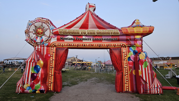 Giant Party Event Decoration Inflatable Circus Arch Entrance Carnival Arch