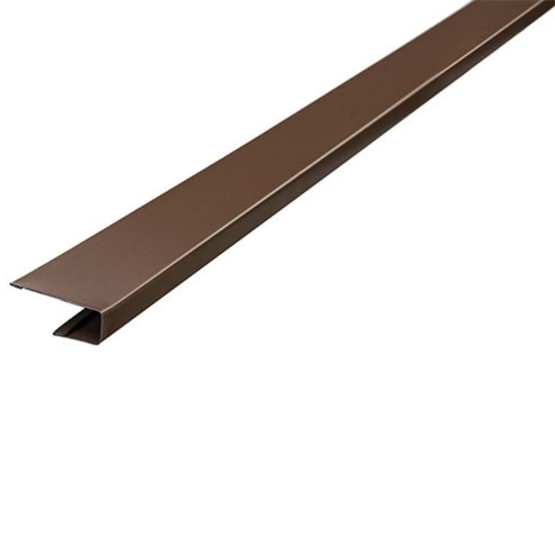 White Black Brown Guage 26 10' White Steel J-Trim for USA/Canada
