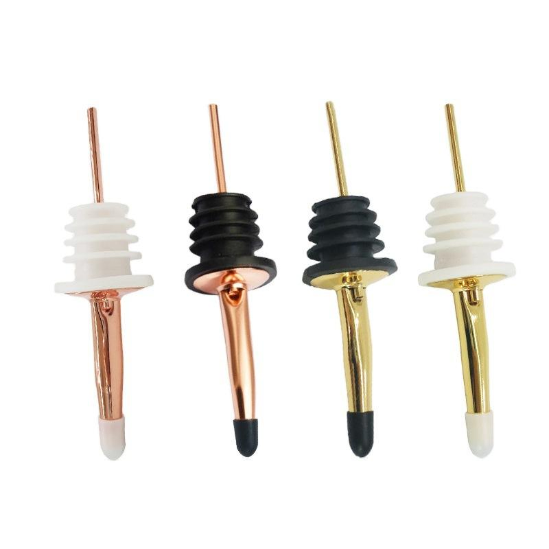 Food Grade Stainless Steel Oil Pourer Dispenser Wine Cork Pour Spouts