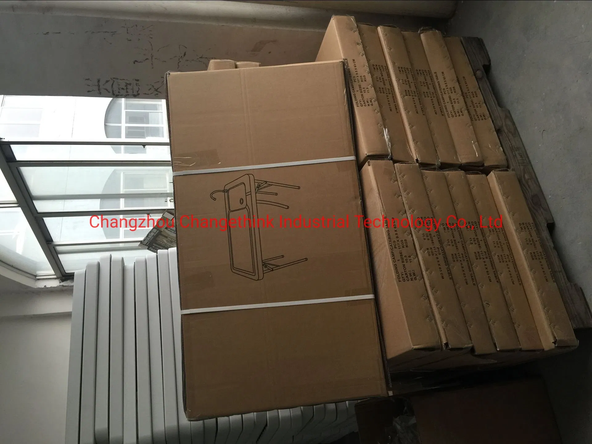 Портативный складной пластиковый стол для рыбалки