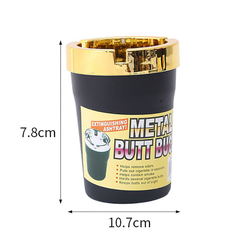 Smoking Accessories 65g 82mm*110 Mixed Color Ashtray Plated Color Home Use Ash Tray Wholesale Price