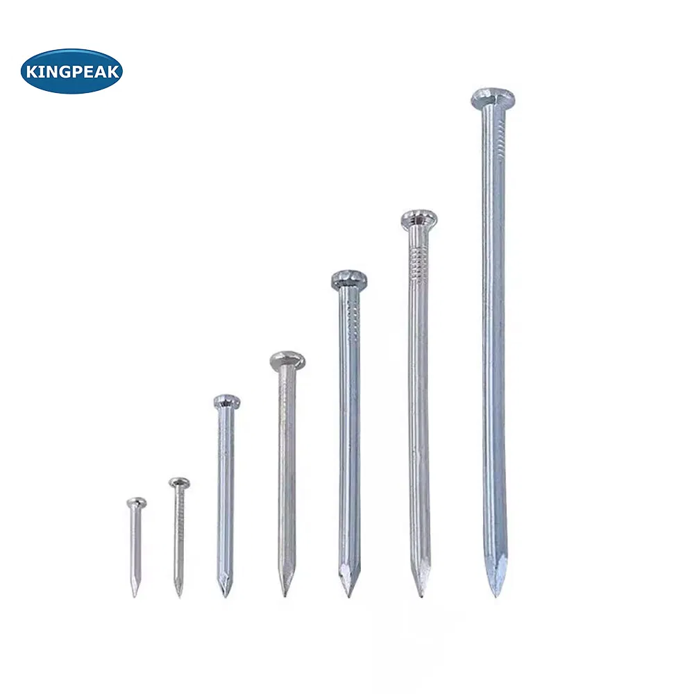 Galvanized Steel Smooth Shank Concrete Nails for Cement Wall
