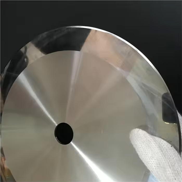 Customized Industrial Machine Tungsten Blades Circular Cutting Blade Carbide Insert Slitting Shear Knives for Rubber Toilet Paper Rewinder Tool Accessories